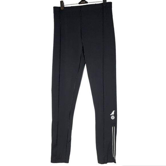 RARE bird print Lululemon Black Leggings size S - Picture 1 of 6
